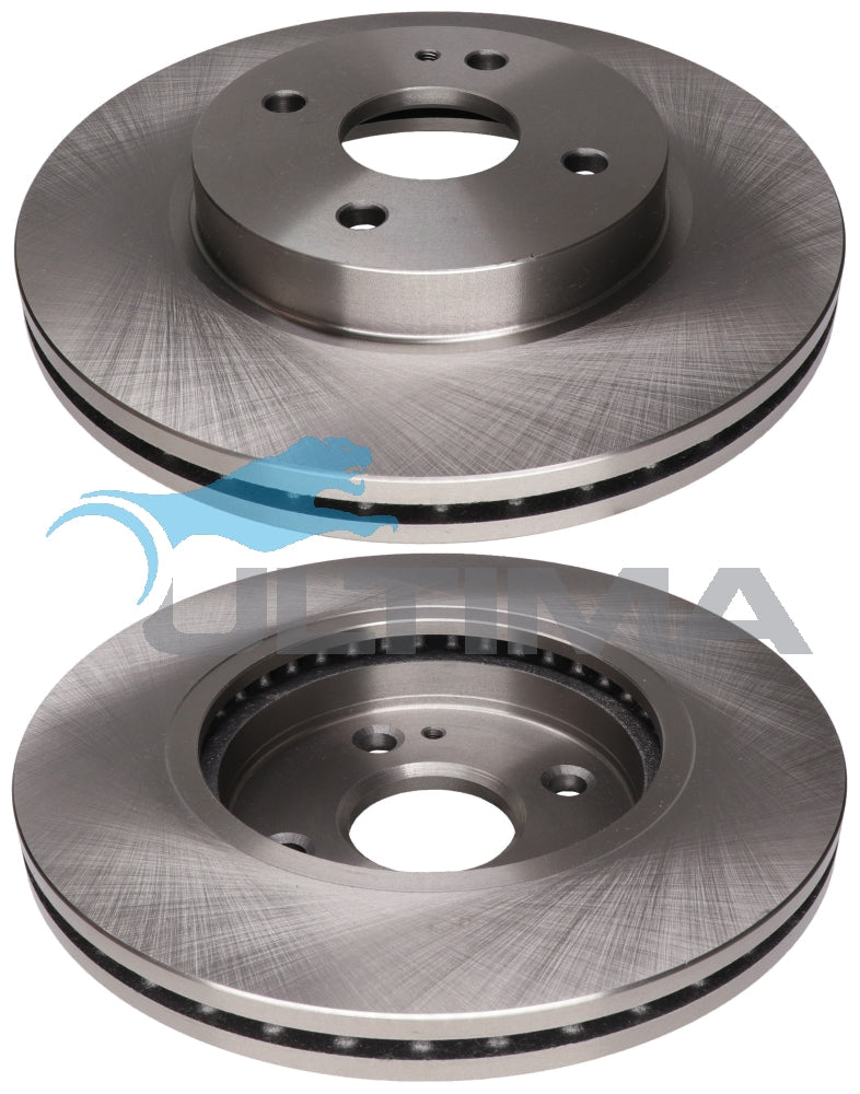 AAP2568 Front Brake Rotor – MAZDA2 DE, Ford Fiesta WT. 23mm Thick (258mm)