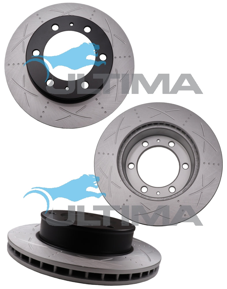 AAP2714S Front Brake Rotor – (BLK Centre, UNI) Hilux GGN25, KUN26 (297mm)