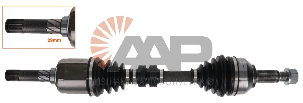 A1033 CV Shaft – Nissan X-Trail T31 AWD Dualis Left Hand Automatic 2.0 27mm Shaft