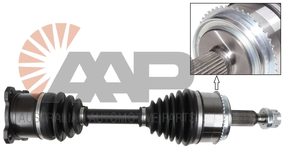A172 CV Shaft – Mitsubishi Triton ML 7/06 On Right Hand Sawtooth ABS Ring