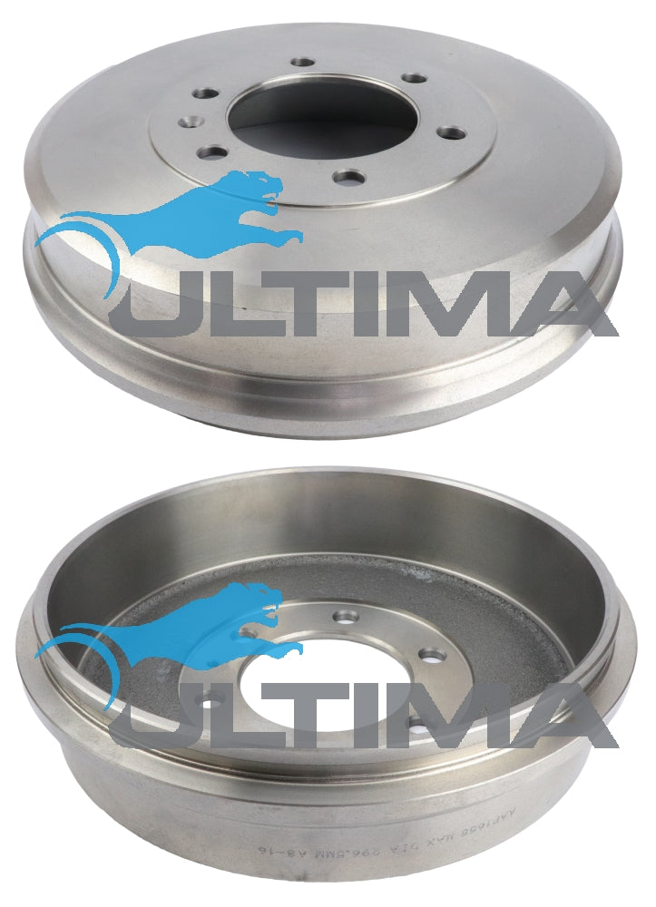 AAP1658 Ultima Rear Brake Drum – D-Max, Colorado 06/2012-ON 295mm x 65mm Wide Surface Area
