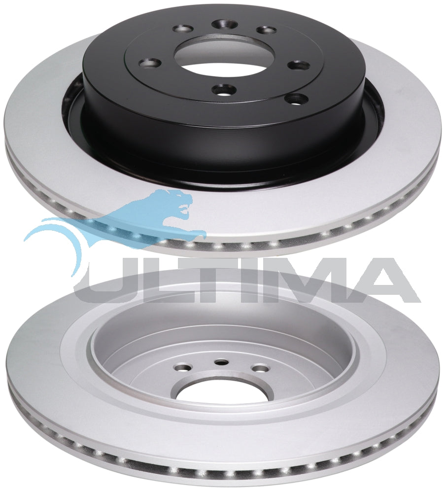 AAP2095 Rear Brake Rotor – Discovery III 4.4L, V8, 2004-On Discovery IV 09 on ,, Range Rover 04/05-08/09 (350mm)