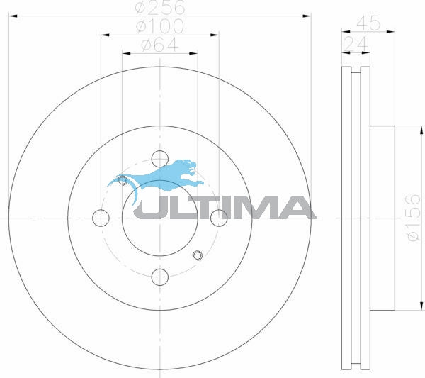 AAP2200 Brake Rotor – (USE AAP414) (256mm)