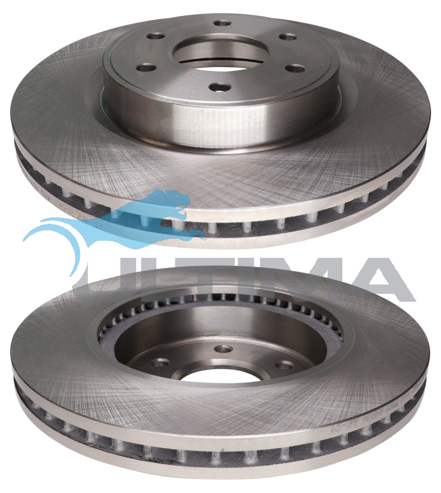 AAP2332 Front Brake Rotor – Navara D40 '550 Badged' 05 on. D23. Height 53mm (295.6mm)