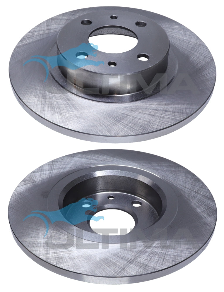 AAP2407 Front Brake Rotor – Fiat 500 Twin Air 0.9L, 1.2L 2008-2010 Solid (257mm)