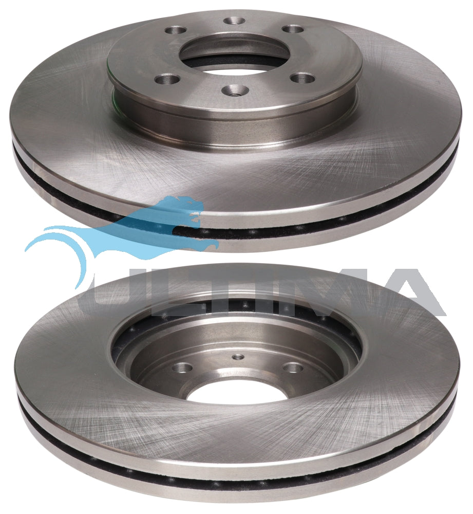 AAP2455 Front Brake Rotor – Hyundai Accent Front 7/2011 on, Kia Rio (256mm)