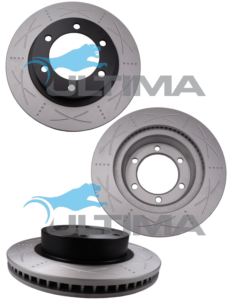 AAP2716S Front Brake Rotor – (BLK, UNI) Hilux KUN26 2010 - on 319mm 17 Inch Wheels