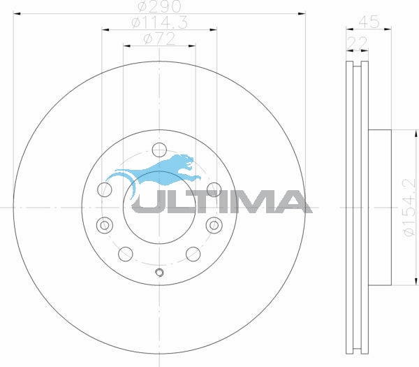 AAP2959 Front Brake Rotor – Mazda MX-5 NC 2005-2014 (290mm)