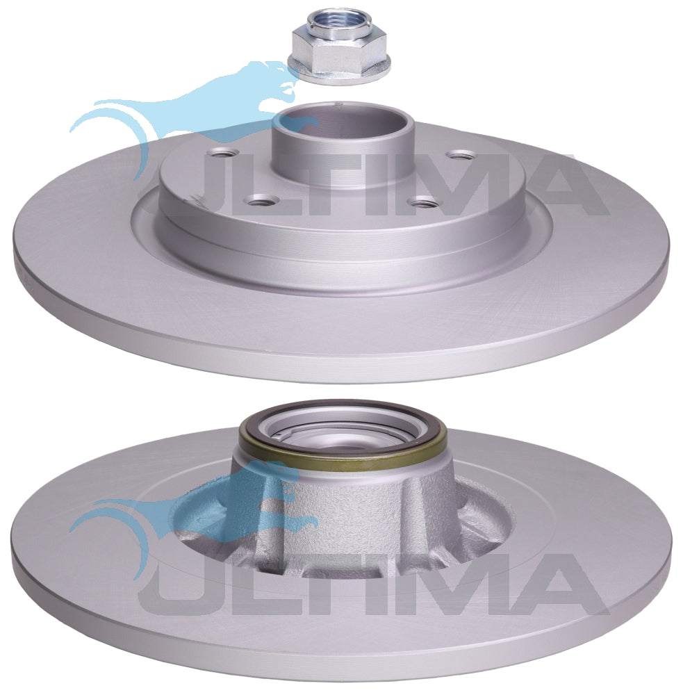 AAP3351 Rear Brake Rotor – Renault Kangoo Van X61 & X76 Complete with Bearing, with ABS Sensor (274mm)
